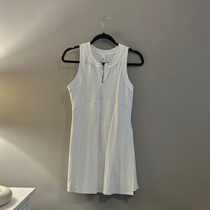 Lululemon White Sleeveless Athletic Dress